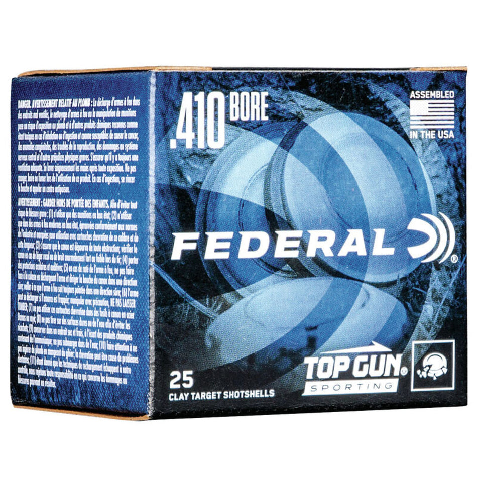 Federal Top Gun .410 Bore 2-1/2" #7.5 Shot 1/2oz Ammo