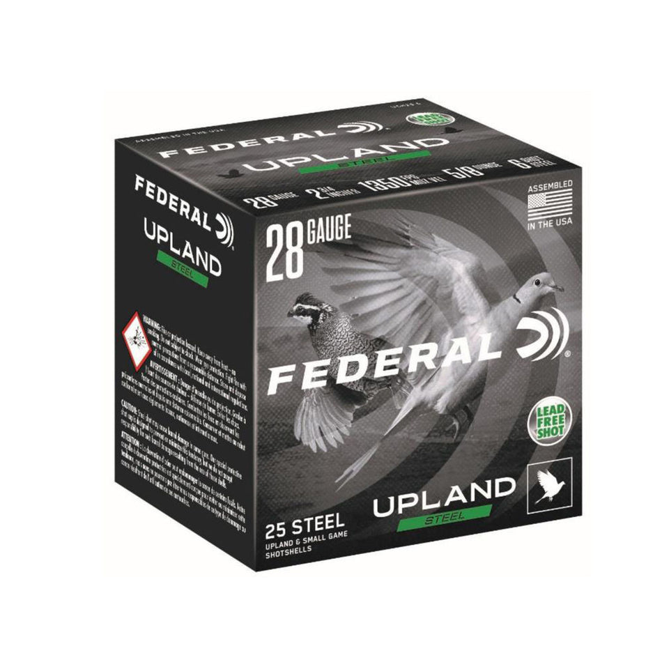 Federal USH287.5 Upland Field & Range 28 Gauge 2-3/4 5/8oz #7.5 1350 fps