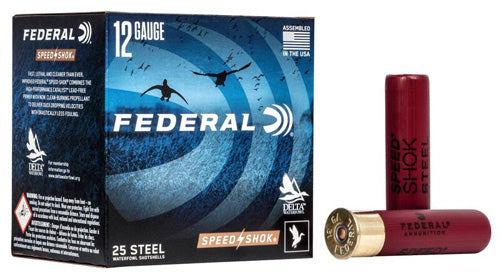 Federal WF1334 Speed-Shok Waterfowl 12 Gauge 3-1/2 1-3/8oz #4 1550 fps