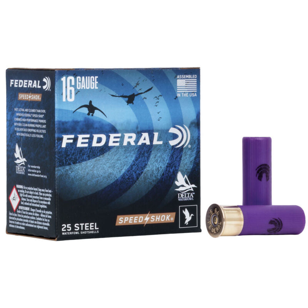 Federal Speed-Shok Shotgun Ammo 16 Gauge 2.75 in 15/16 oz #2