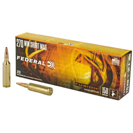 Federal Fusion .270 WSM 150 grain Bonded Soft Point ammunition