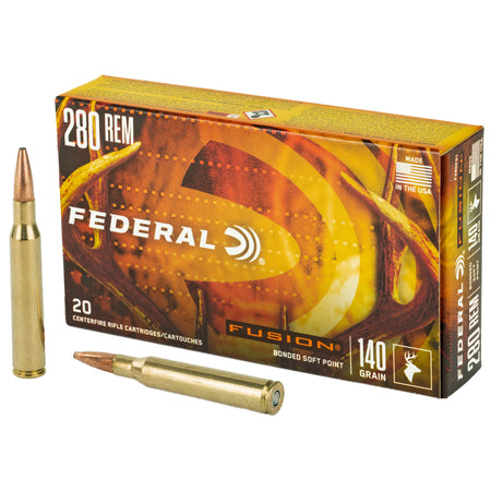 Federal Fusion .280 Remington 140 grain Bonded Soft Point ammunition