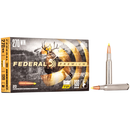 Federal Premium Nosler Ballistic Tip 130 Grain .270 Winchester