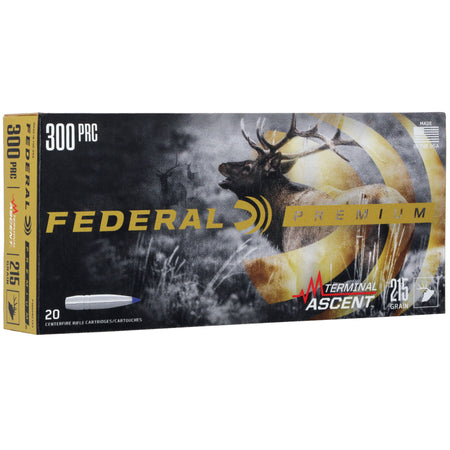 Federal Premium .300 PRC 210 grain Terminal Ascent ammunition