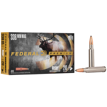 Federal Vital-Shok .338 Winchester Magnum 210 grain Nosler Partition ammunition