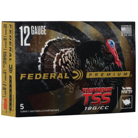 Federal PTSSX197F79 Premium Turkey Heavyweight TSS 12 Gauge 3 2oz  1150 fps