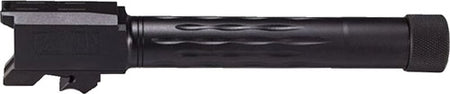 Faxon 9mm Flame Fluted Threaded Drop-In Barrel for SIG P320 Compact BLK