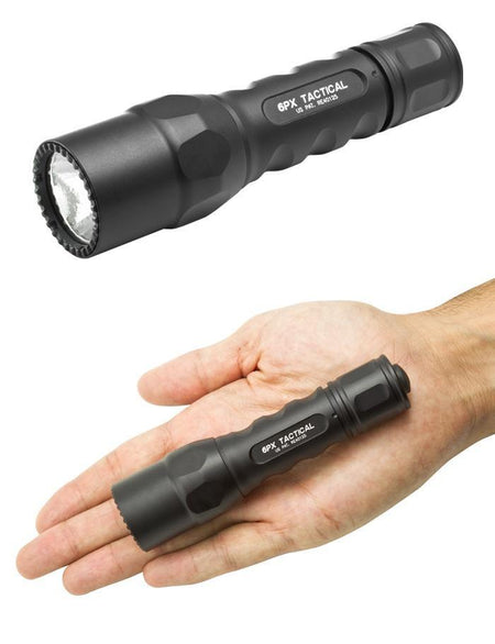 SureFire 6PX Tactical LED Flashlight Mil-Spec Anodized Black 320 Lumens