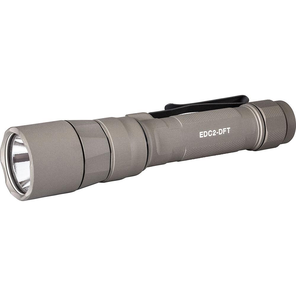 SureFire EDC2 DFT Turbo Series 700 Lumen Compact Flashlight Tan