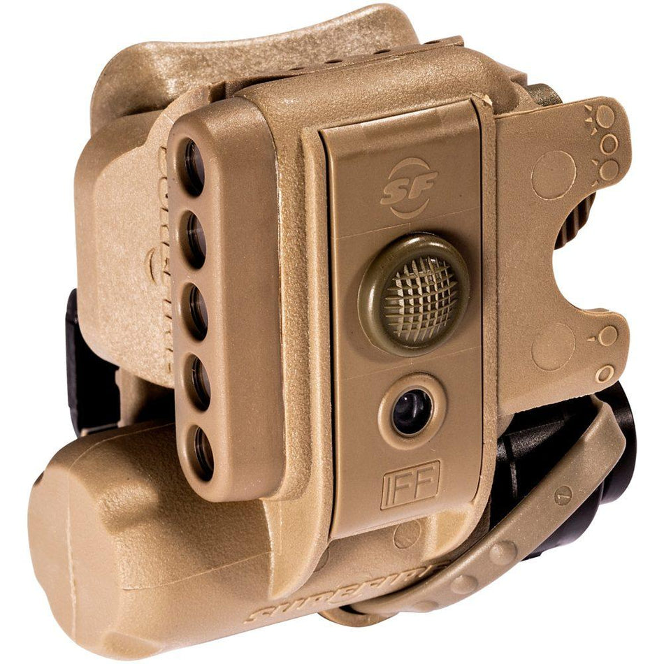 SureFire HL1 HelmetLight Tan IR IFF Beacon White LED 3V Tactical Helmet Mounted Light