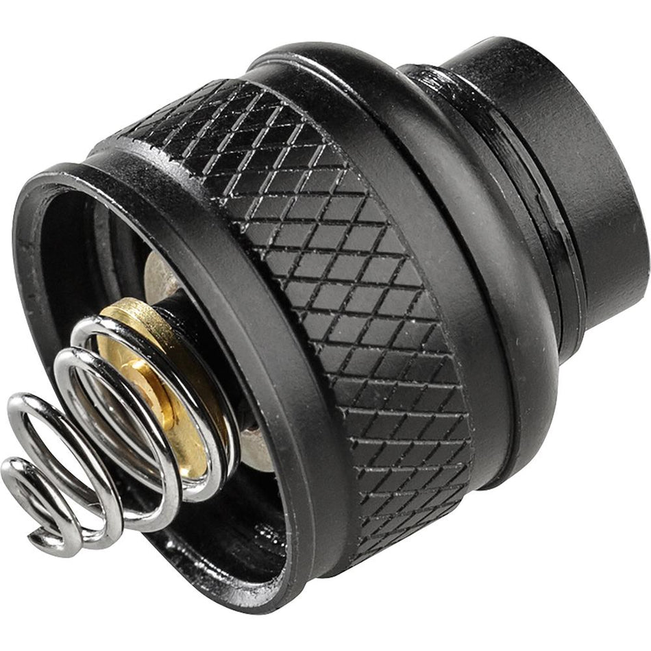 SureFire Scout Light Rear Cap Replacement Tailcap - Black Aerospace Aluminum
