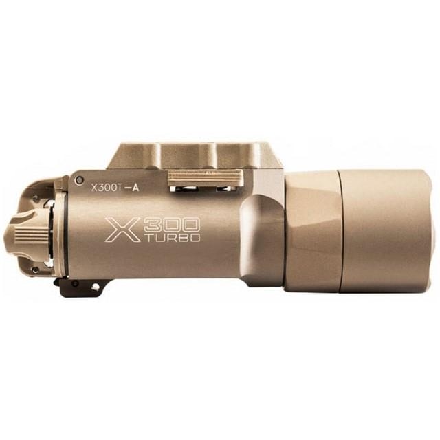 SureFire X300T-A Turbo Tan 650-Lumen Weapon Light with Universal and Picatinny Mounting