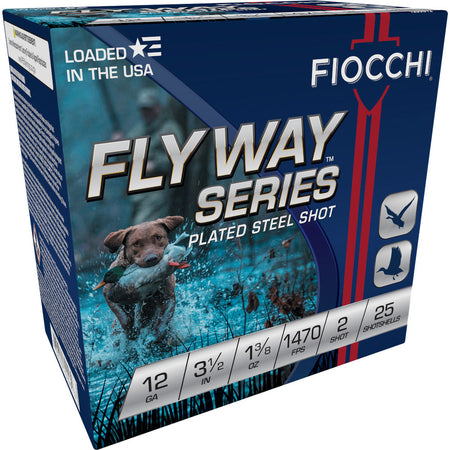 Fiocchi 1235ST2 Flyway Waterfowl 12 Gauge 3-1/2 1-3/8oz #2 1470 fps