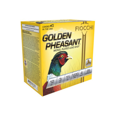 Fiocchi 123GP4 Golden Pheasant Extrema 12 Gauge 3 1-3/4oz #4 1200 fps