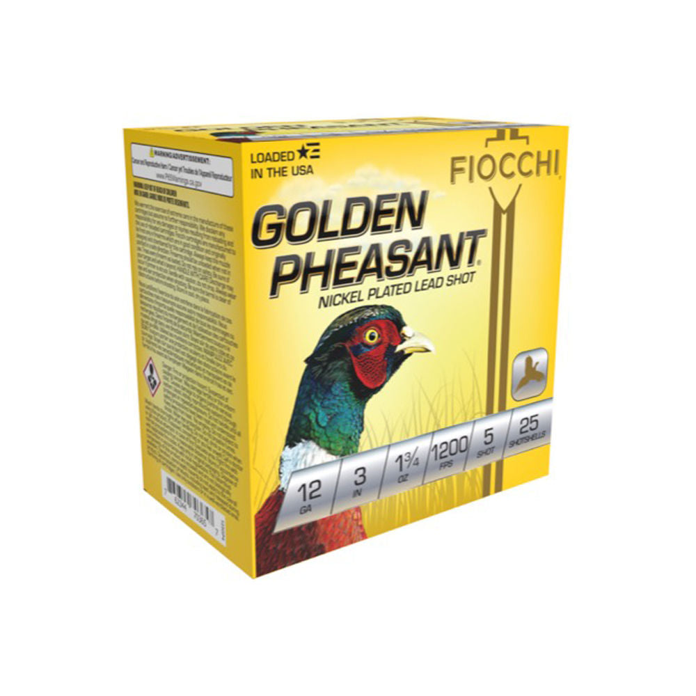 Fiocchi 123GP5 Golden Pheasant Extrema 12 Gauge 3 1-3/4oz #5 1200 fps