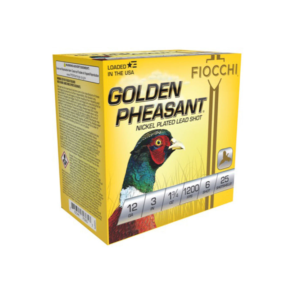 Fiocchi 123GP6 Golden Pheasant Extrema 12 Gauge 3 1-3/4oz #6 1200 fps