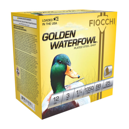 Fiocchi 123sgwbb Golden Waterfowl Waterfowl 12 Gauge 3 1-1/4oz #BB 1350 fps