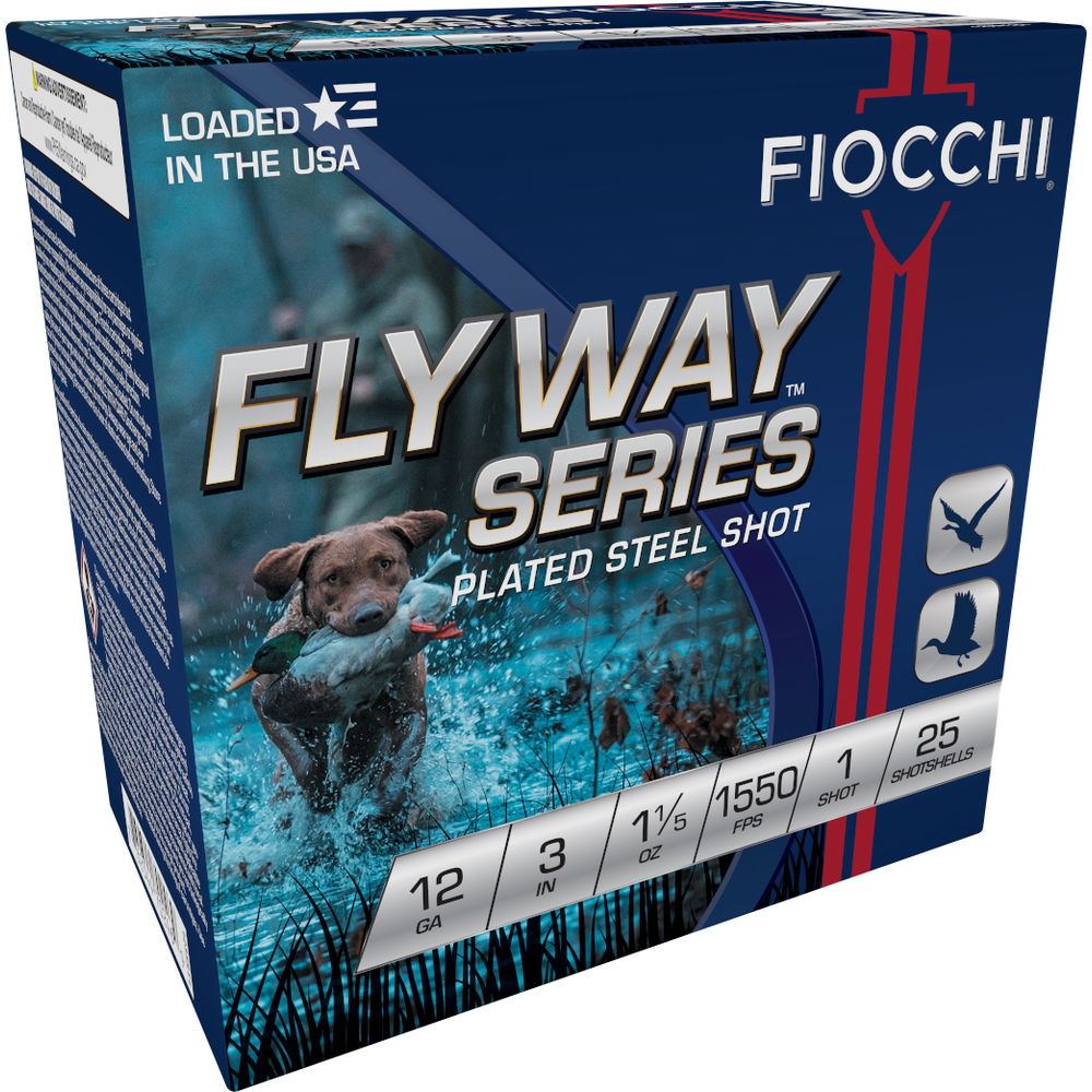 Fiocchi 123ST151 Flyway Waterfowl 12 Gauge 3 1-1/5oz #1 1550 fps