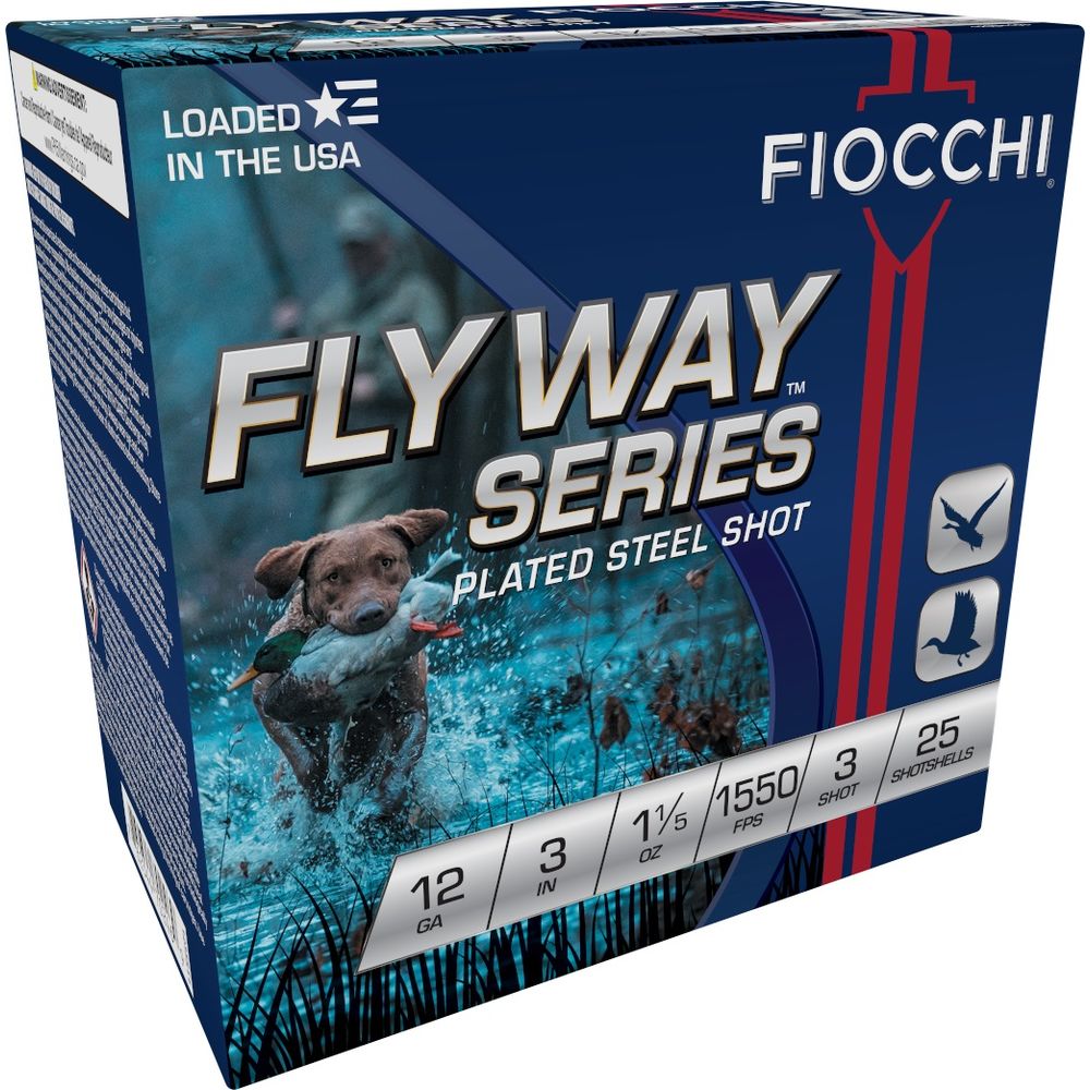 Fiocchi 123ST153 Flyway Waterfowl 12 Gauge 3 1-1/5oz #3 1550 fps