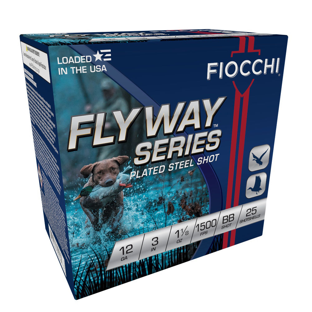Fiocchi Flyway Shotgun Ammo 12 Gauge 3 in 1-1/8 oz BB