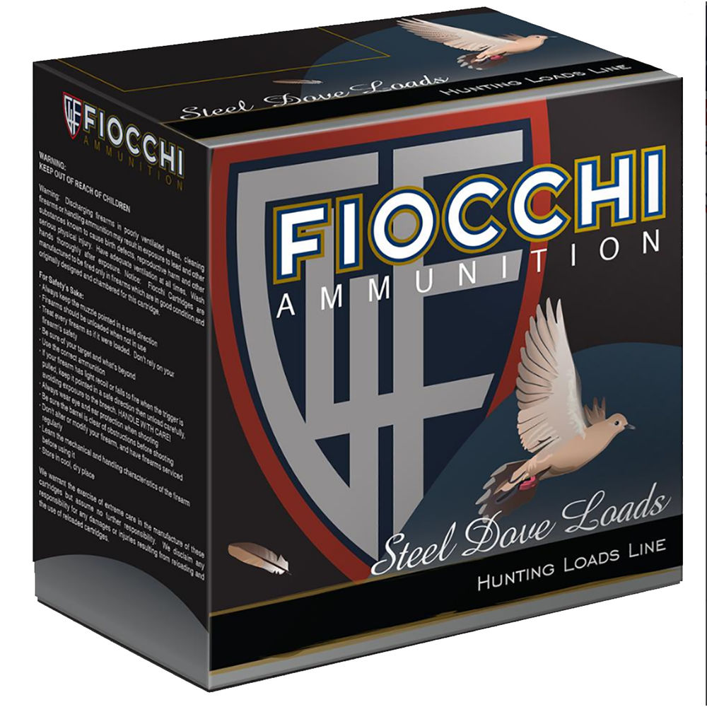Fiocchi 12DLS187 Field Dynamics Dove & Quail 12 Gauge 2-3/4 1-1/8oz #7 1375 fps