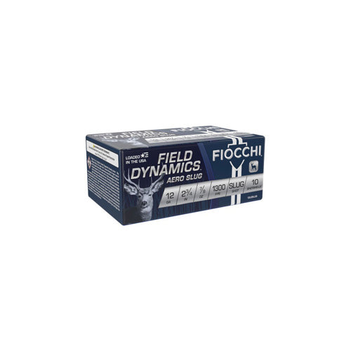 Fiocchi Field Dynamics Aero Rifled Slug Shotgun Ammo 12 Gauge 2.75 in 7/8 oz Slug