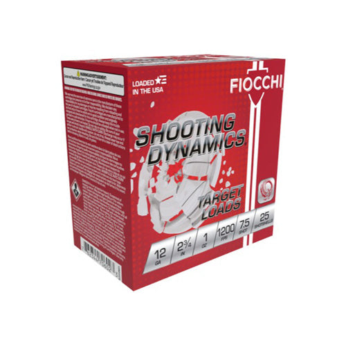 Fiocchi Shooting Dynamics Heavy Dynamic Load 12 Gauge 2.75 in. 1 oz. 7.5 Shot 25 rd.