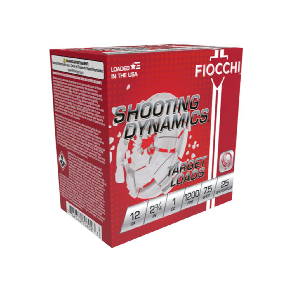 Fiocchi Shooting Dynamics Shotgun Ammo 12 Gauge 2.75 in 1 oz #9