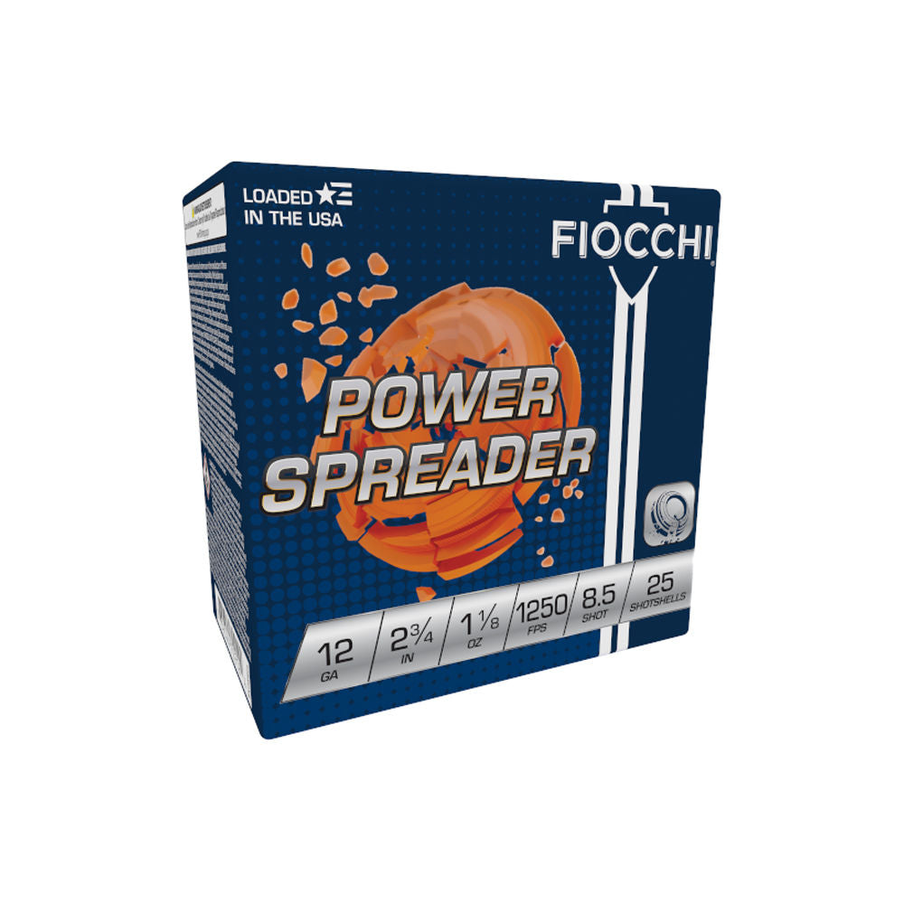 Fiocchi Exacta Target Power Spreader Shotgun Ammo 12 Gauge 2.75 in 1-1/8 oz #8.5