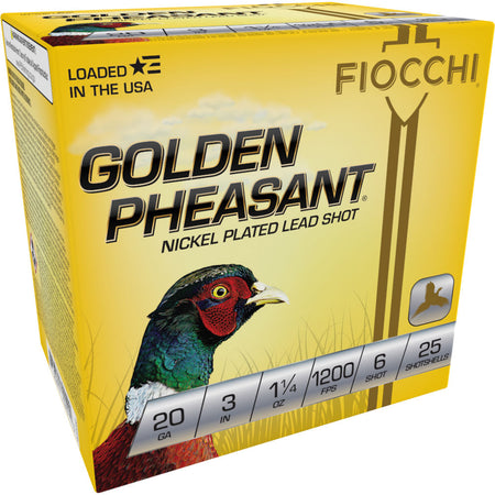 Fiocchi 203GP6 Golden Pheasant Extrema 20 Gauge 3 1-1/4oz #6 1200 fps