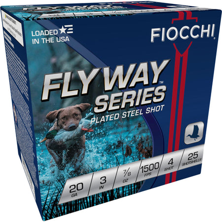 Fiocchi 203ST4 Flyway Waterfowl 20 Gauge 3 7/8oz #4 1500 fps