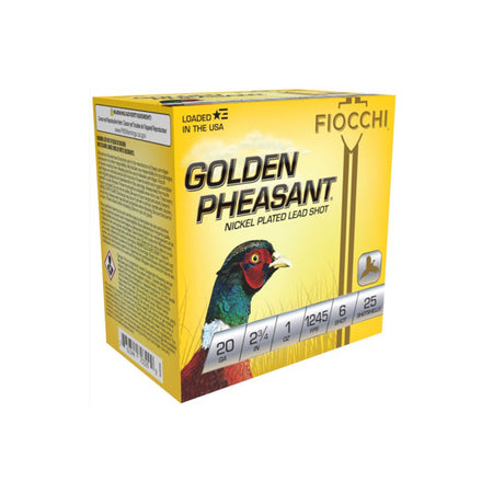 Fiocchi 20GP6 Golden Pheasant Extrema 20 Gauge 2-3/4 1oz #6 1245 fps