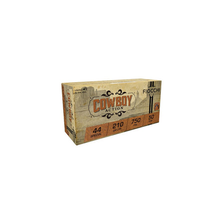 Fiocchi Cowboy Action .44 S&W Special 210 grain Lead Flat Point ammunition