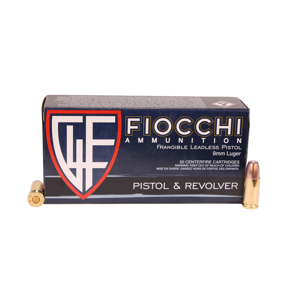 Fiocchi Range Dynamics 9mm Luger / Parabellum 100 grain Frangible ammunition