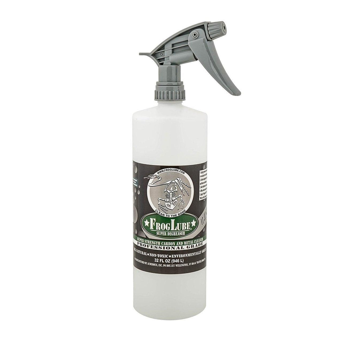 Froglube Super Degreaser Concentrate Spray 32 oz - Food Grade Ingredients