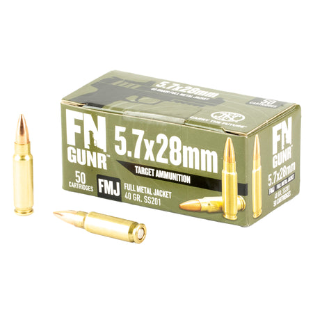 FN Gunner Target Full Metal Jacket 40 Grain 5.7x28mm FN 1700 fps
