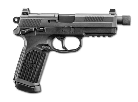 FN 66981 FNX Tactical 45 ACP 5.30" Threaded Barrel 10+1 , Matte Black , Manual Safety , Night Sights , Optics Ready
