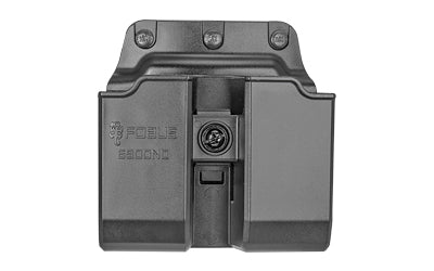 Fobus Black Double Magazine Belt Carrier for Glock 9mm/40, Low Profile, Tension Adjustment 6900NDBH