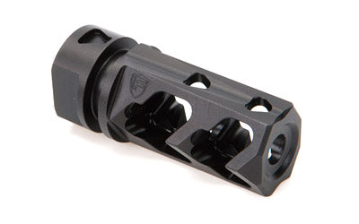 Fortis 5.56 NATO Muzzle Brake, Black, 1/2x28 Thread, Fortis Control Compatible, 556-MB-BLK