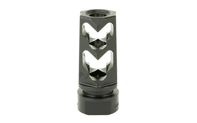 Fortis 9mm Caliber Muzzle Brake, 1/2x36 Thread Pattern, Black Finish, 9MM-MB-BLK-36