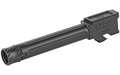 Fortis Match Grade Threaded 9mm Barrel for Glock 19 Gen 1-5, 4.5" Black Nitride Finish