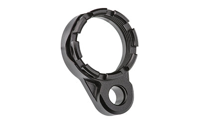 Fortis LE-BLK-K1-BLK K1 Tapered Castle Nut and QD End Plate for AR-15, Lightweight Aluminum, Black