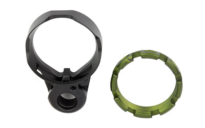 Fortis Manufacturing AR-15 K2 Enhanced End Plate Castle Nut Combo, Anodized ODG Finish