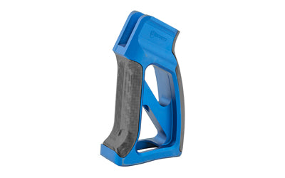 Fortis Torque Lightweight AR Grip with Carbon Fiber Front and Back Strap, Blue