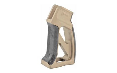 Fortis Torque Lightweight AR Grip with Carbon Fiber Front and Back Strap, Flat Dark Earth