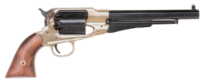Traditions 1858 Army Break Open 44 Caliber #11 Percussion 8 Inch Blued Barrel Brass Frame 6-Shot Revolver