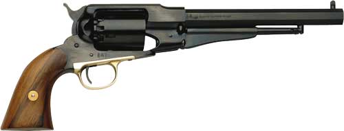 Traditions 1858 Army Black Powder .44 Caliber Steel Frame 8 In Blued Barrel Walnut Grip 6-Shot Revolver