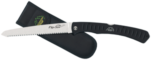 Outdoor Edge Flip N'Saw 7" Black Stainless Folding Saw with Nylon Sheath