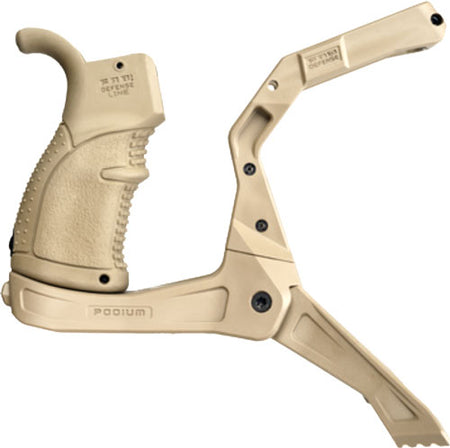 F.A.B. Defense AR-15 Bipod AR Podium FDE Platform