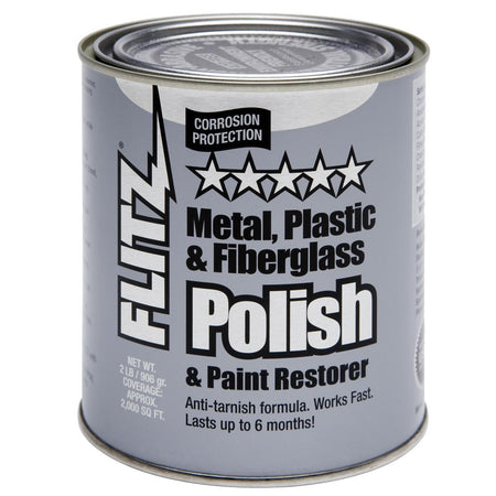 Flitz 2 lb Polish Paste for Metal and Firearms - Rust and Tarnish Remover